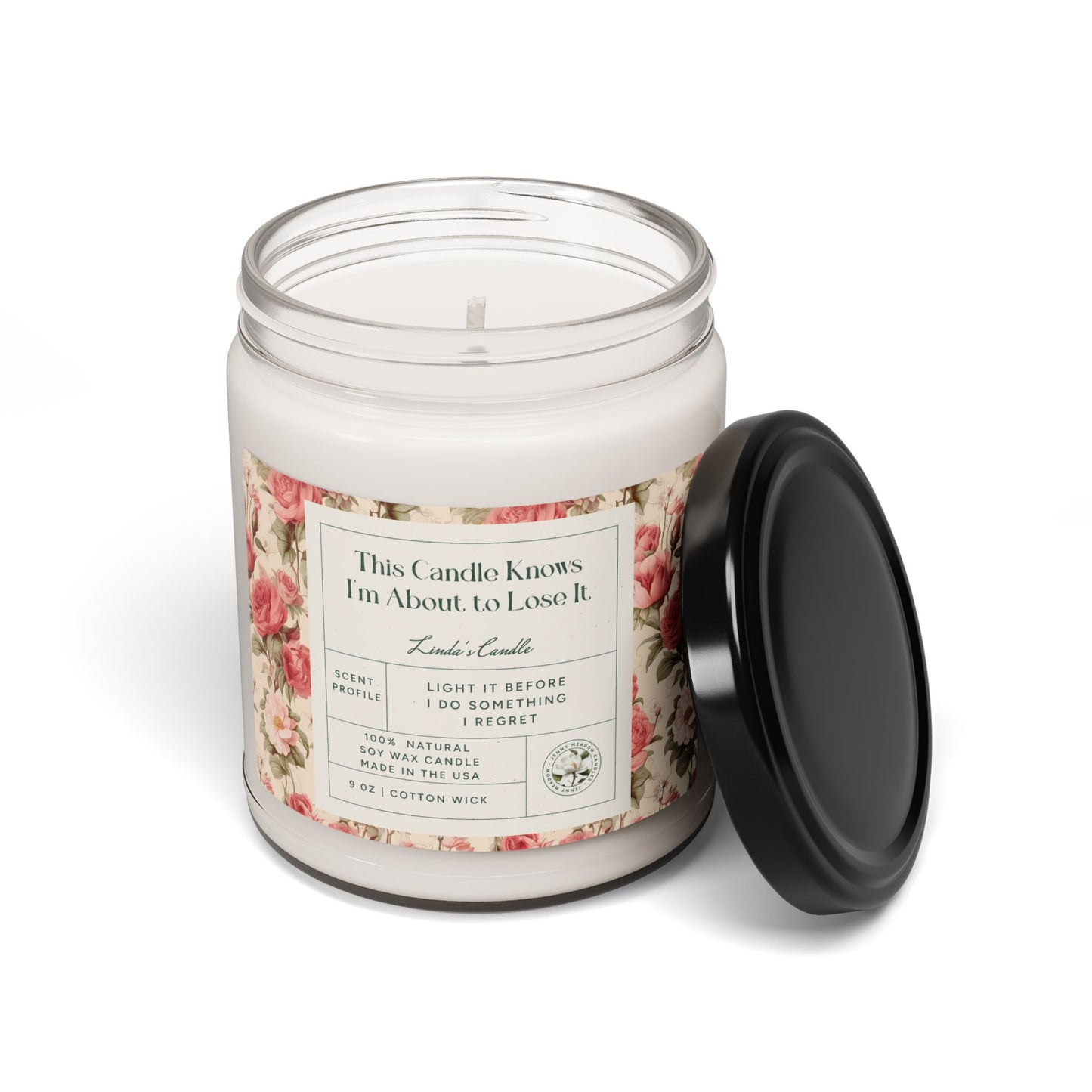 Personalized Soy Candle Funny Custom Name Candle Best Friend Gift For BFF Funny Gift For Sister SelfCare Gift For Birthday Or Christmas Home Decor Printify