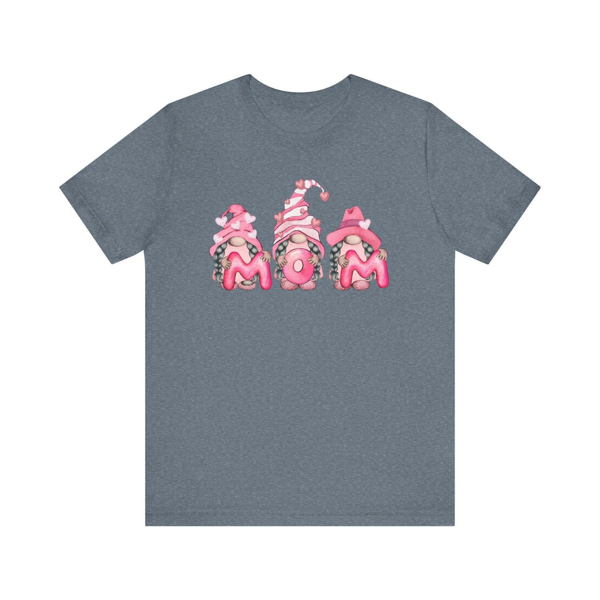 Mothers Day Gift, Pretty Gnomes Graphic Design, Best Gift for Mom, Cool Mom Shirt, Mom Life, Best Grandma Ever, Best Step Mom Gift, T-Shirt Printify Heather Slate XS 