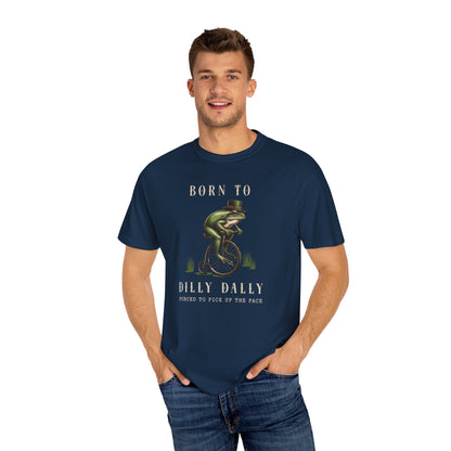 Dilly Dally Frog T-Shirt Retro Vibes Froggy Meme Shirt Vintage Frog And Toad Aesthetic Frog Lover Gift For Her Birthday Viral Trendy Shirt