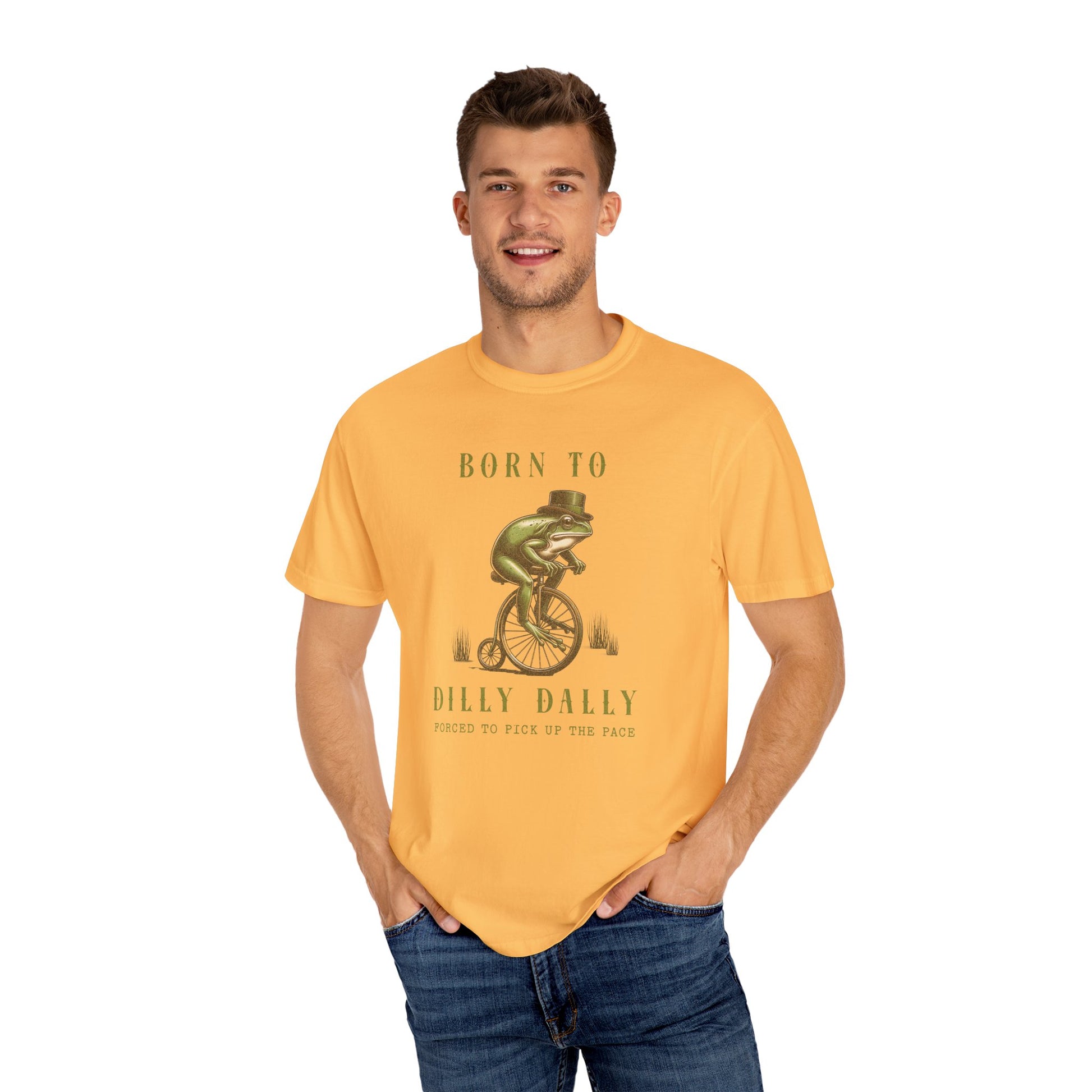 Dilly Dally Frog T-Shirt Retro Froggy Meme Shirt Vintage Frog And Toad Aesthetic Frog Lover Gift For Her Vibes Birthday Viral Trendy Shirt T-Shirt Printify