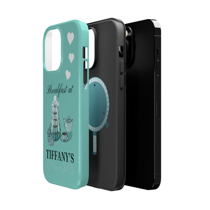 Breakfast at Tiffany's MagSafe Phone Case For Iphone Breakfast at Tiffanys Tough Phone Case Gift for Mom Audrey Hepburn Glamour I phone Case Phone Case Printify   