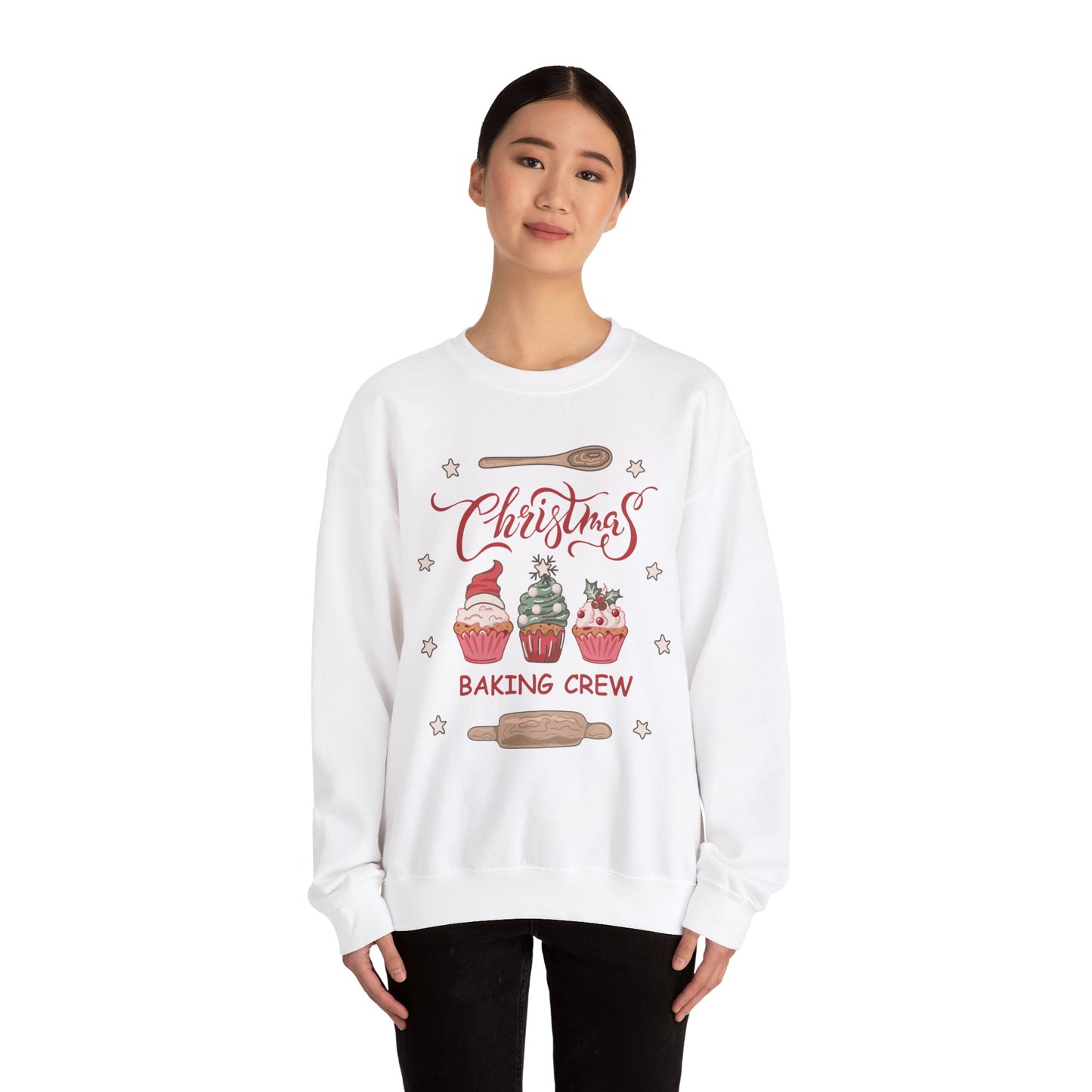 Christmas Baking Crew Sweatshirt, Family Christmas Baking Team Matching Sweater, Christmas Baking Christmas Shirts, Christmas Cookie Crew Sweatshirt Printify   