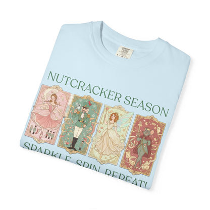 Nutcracker Ballet T-Shirt, Sugar Plum Fairy Christmas Tee, Holiday Dance Shirt, Coquette Pastel Christmas Gift