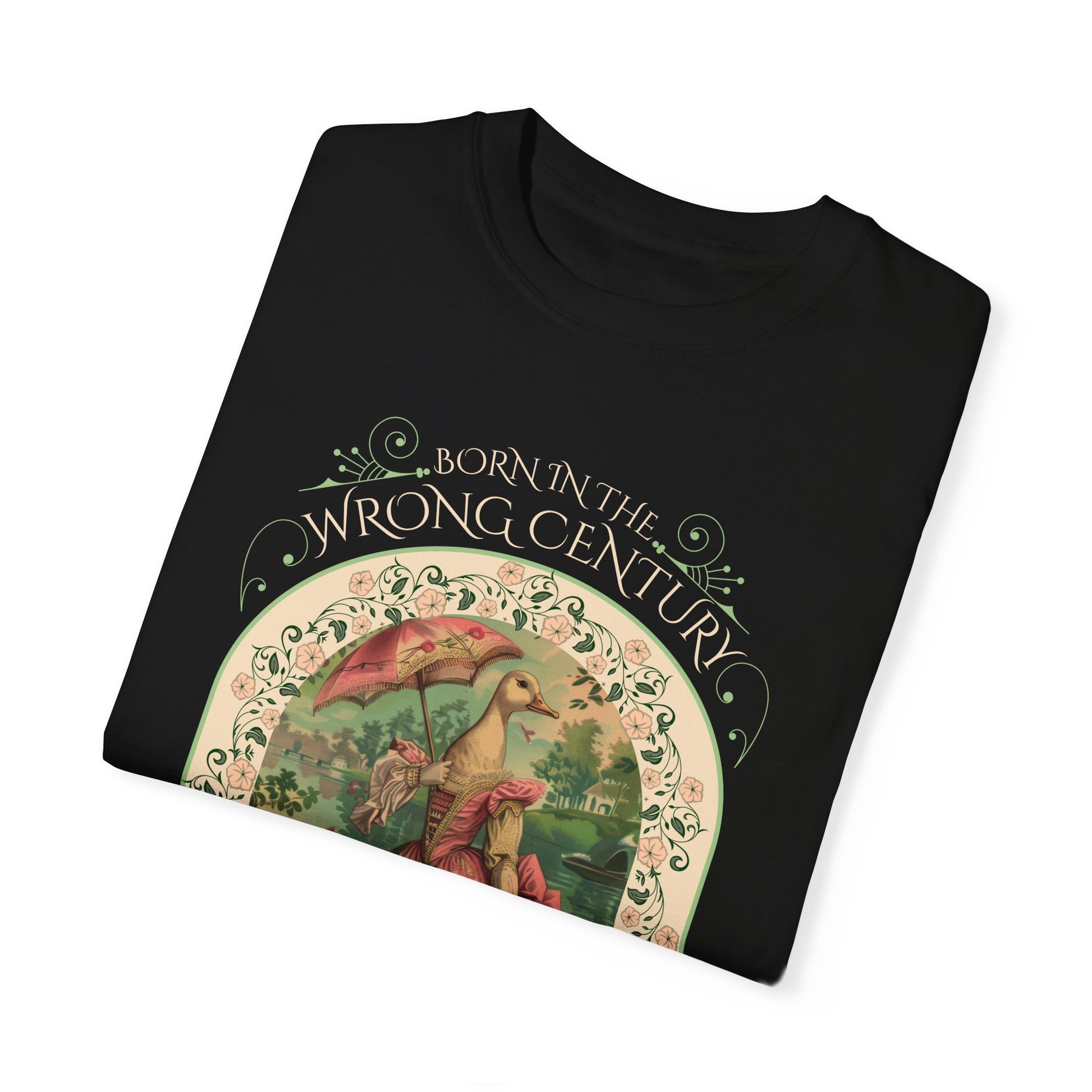 Historical Romance Reader TShirt Gift For Regency Victorian Period Goose Lover Shirt Regency Romance Book Gift For Her Vintage Goose Design T-Shirt Printify   