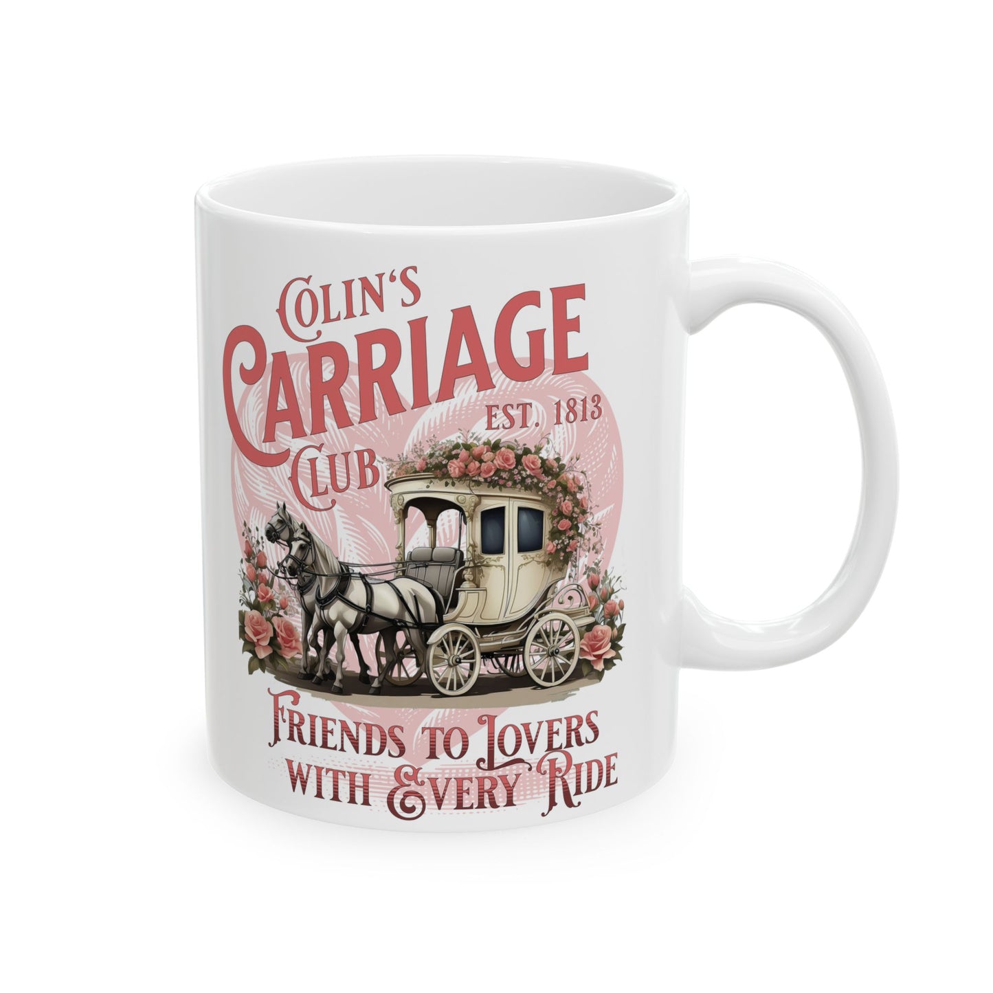 Colins Carriage Club Mug Regency England Ton Society Gift For Bridgerton Fan Historical Drama Penelope Romance Reader Gift Bookclub Gift Mug Printify   