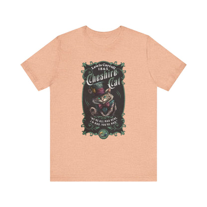 3001 Unisex Jersey Short Sleeve Tee Alice in Wonderland T-Shirt Printify Heather Peach S 