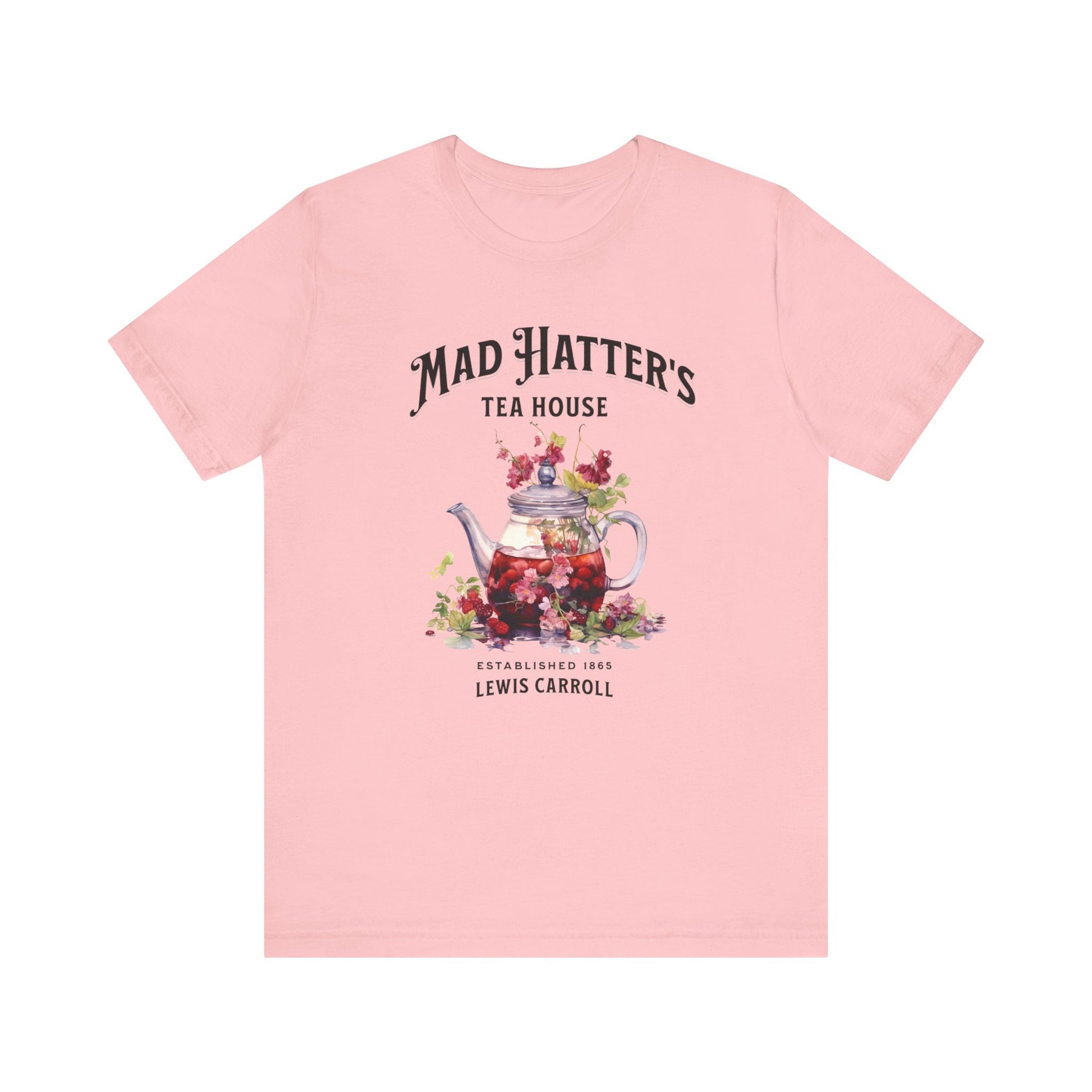 3001 Unisex Jersey Short Sleeve Tee Alice in Wonderland T-Shirt Printify Pink S 