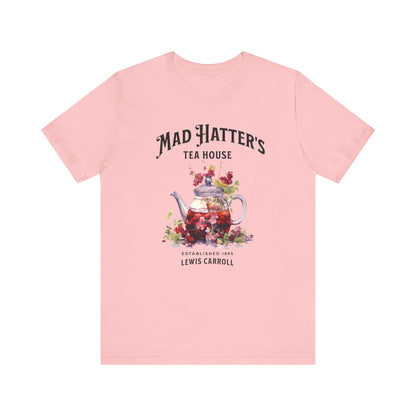 3001 Unisex Jersey Short Sleeve Tee Alice in Wonderland T-Shirt Printify Pink S 