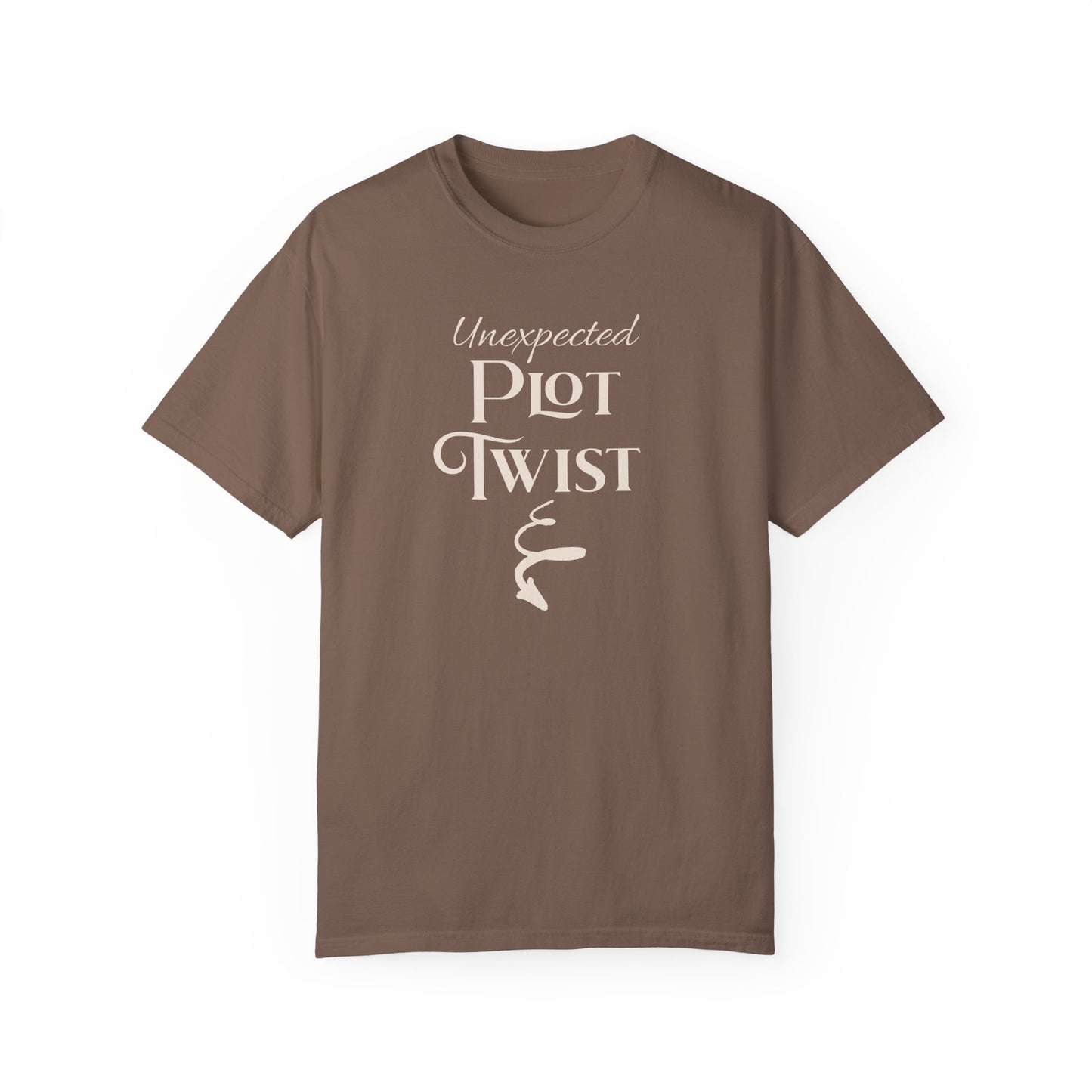 Plot Twist T-Shirt Author Shirt Pregnancy Announcement For Expecting Blog Writers Journalists Gift For Her Baby Shower Gift Baby Reveal T-Shirt Printify   