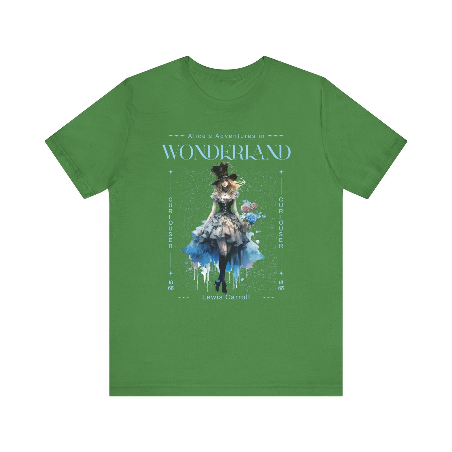 3001 Unisex Jersey Short Sleeve Tee Alice in Wonderland T-Shirt Printify Leaf S 