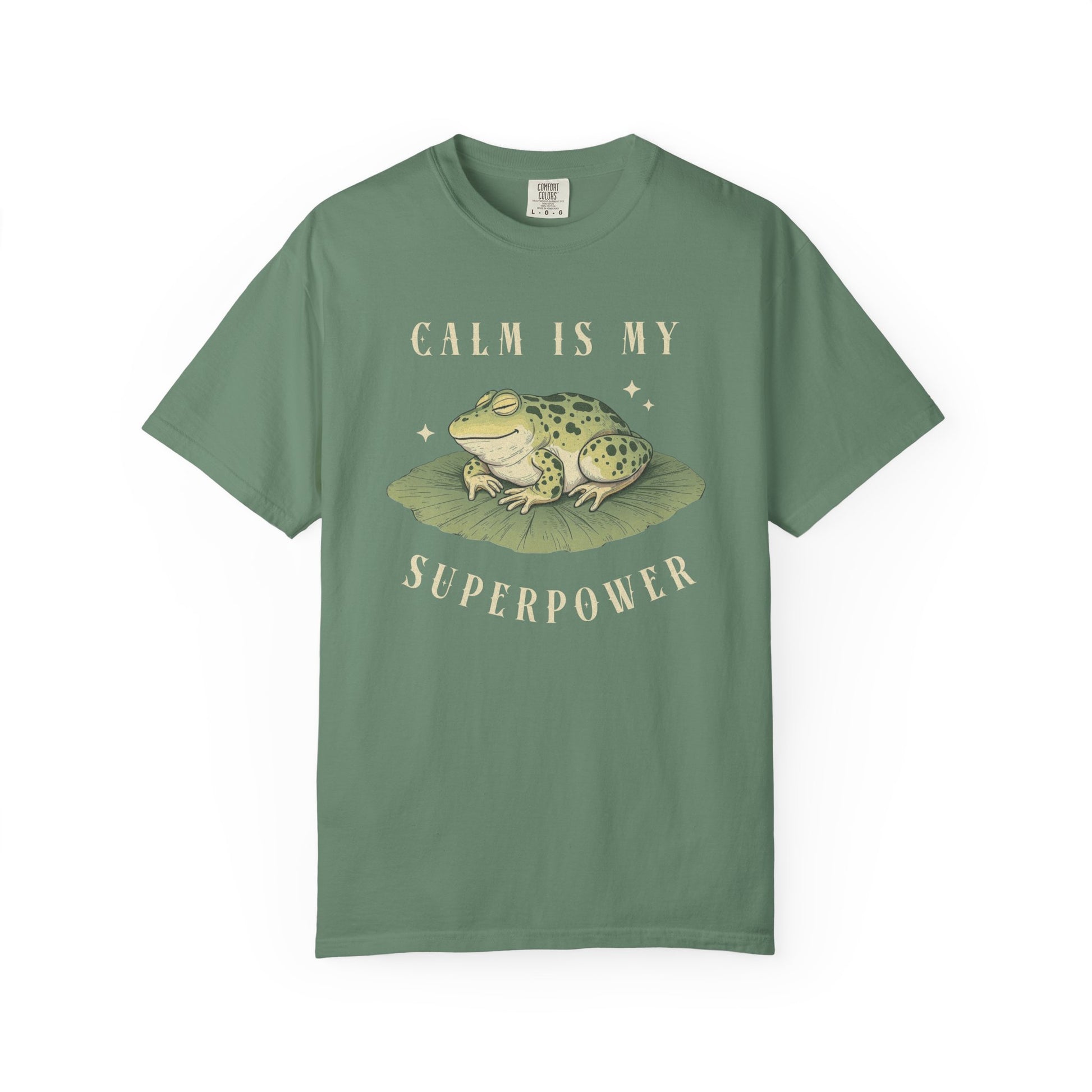 Funny Frog T-Shirt Retro Vibes Froggy Meme Shirt Vintage Frog And Toad Aesthetic Frog Lover Gift For Her Birthday Viral Trendy Shirt T-Shirt Printify Light Green S