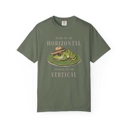 Funny Frog T-Shirt Retro Vibes Cute Froggy Meme Shirt Vintage Frog And Toad Aesthetic Frog Lover Gift For Her Birthday Viral Trendy Shirt T-Shirt Printify Moss S