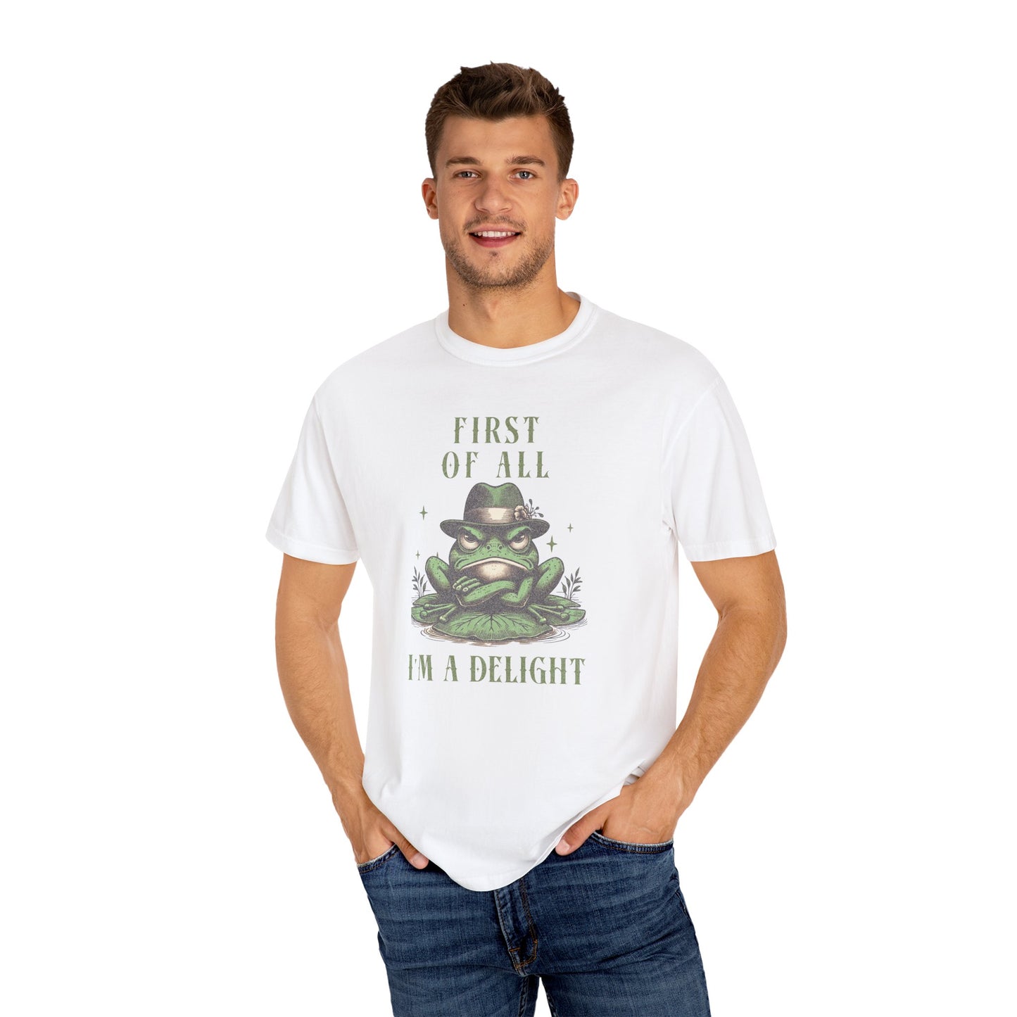 Funny Grumpy Frog T-Shirt Retro Froggy Meme Shirt Vintage Frog And Toad Aesthetic Frog Lover Gift For Her Vibes Birthday Viral Trendy Shirt T-Shirt Printify