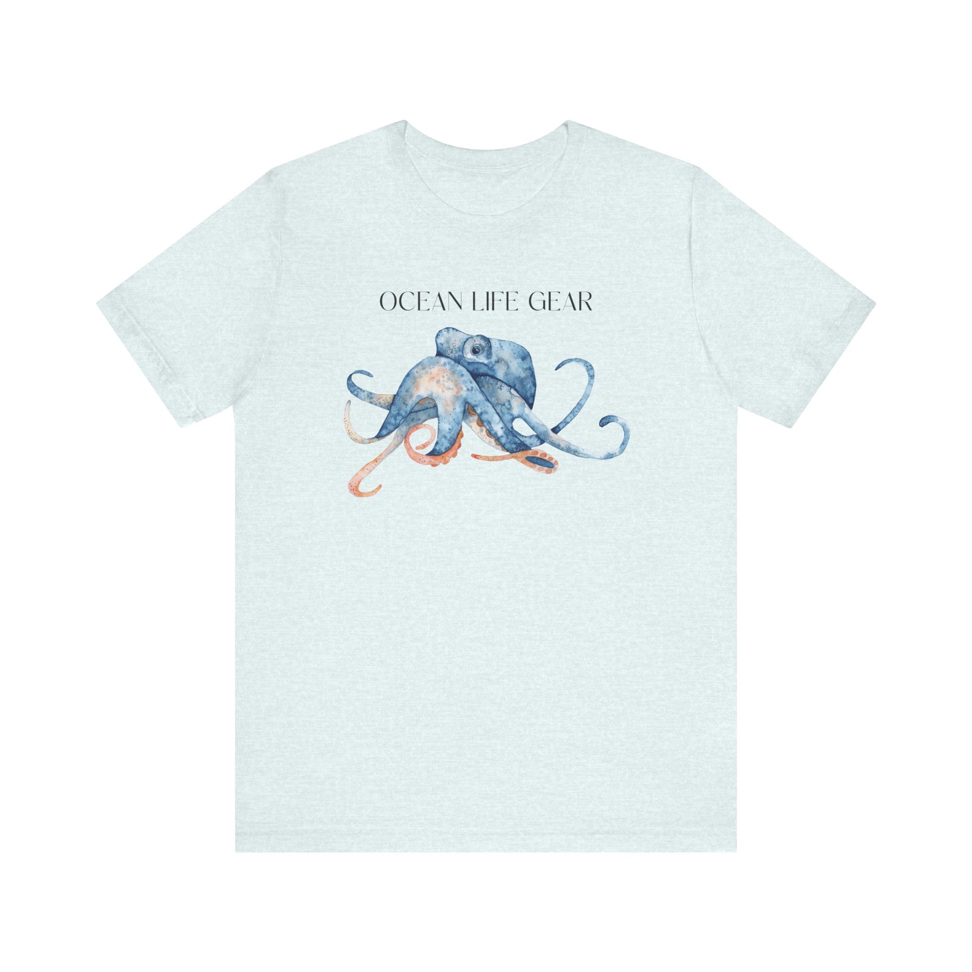 Scuba Diving Gift, Snorkel Tee, Scuba Diving Shirt, Scuba Diver Gift, Ocean Lover TShirt, Gifts For Snorkeler Scuba Divers, Ocean Life Gear T-Shirt Printify Heather Ice Blue XS 