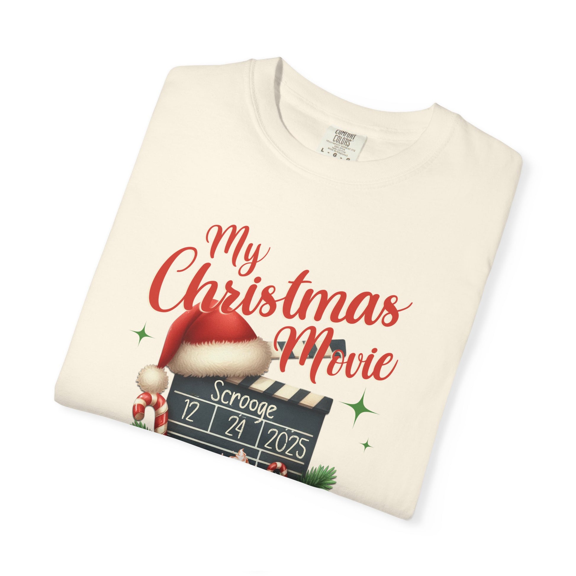 Custom Christmas Movie Watching Shirt, Holiday Movie Sweatshirt, Funny Gift For Her, Festive Shirts, Family Group Shirts, Xmas Keepsake Gift T-Shirt Printify