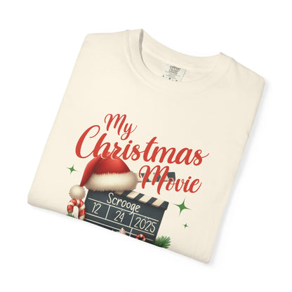 Custom Christmas Movie Watching Shirt, Holiday Movie Sweatshirt, Funny Gift For Her, Festive Shirts, Family Group Shirts, Xmas Keepsake Gift T-Shirt Printify