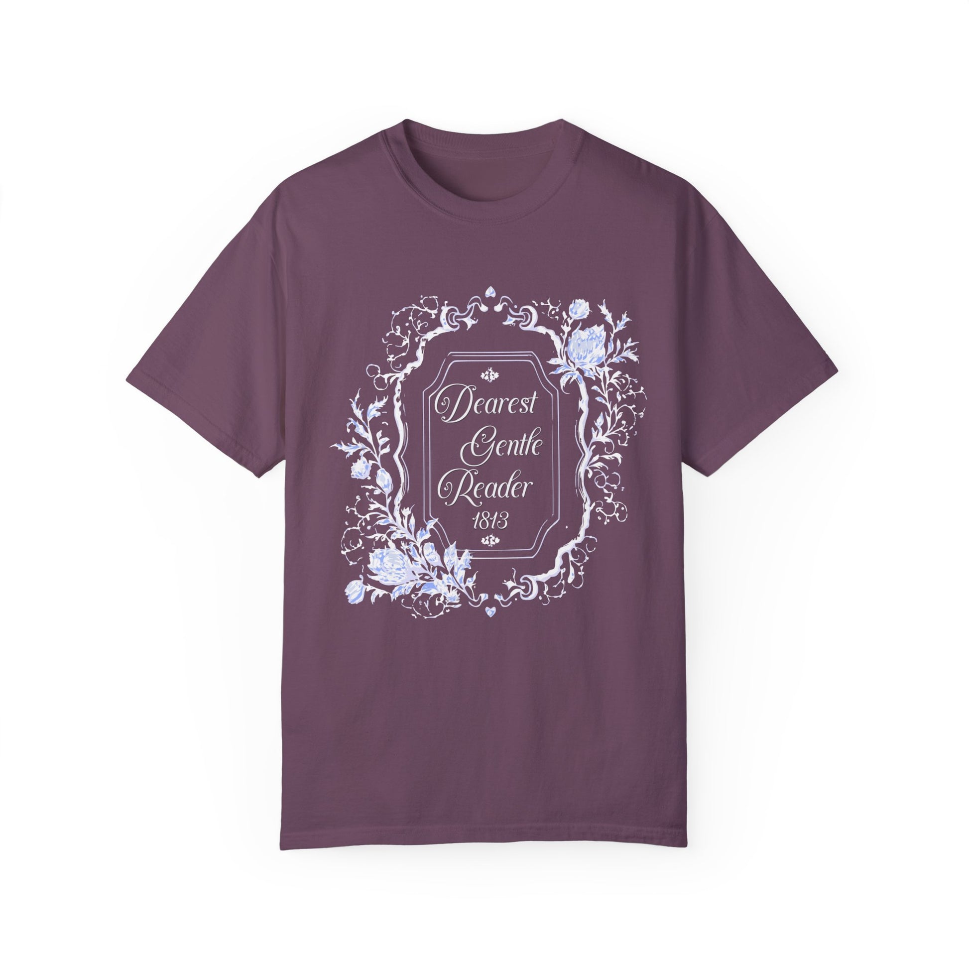 Dearest Gentle Reader Shirt Regency England Ton Society Papers Gift For Bridgerton Fan Historical Drama Romance Reader Gift Bookclub Gift T-Shirt Printify   