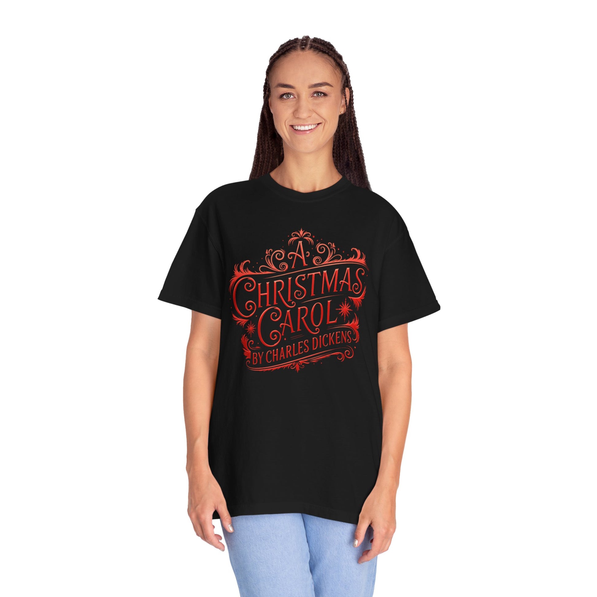 A Christmas Carol Shirt, Vintage Charles Dickens Victorian, Scrooge Fezziwig's Ball, Holiday Tradition X-Mas Movie Sweater Bookish Christmas T-Shirt Printify