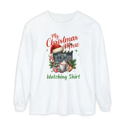 Unisex Garment-dyed Long Sleeve T-Shirt Long-sleeve Printify White S