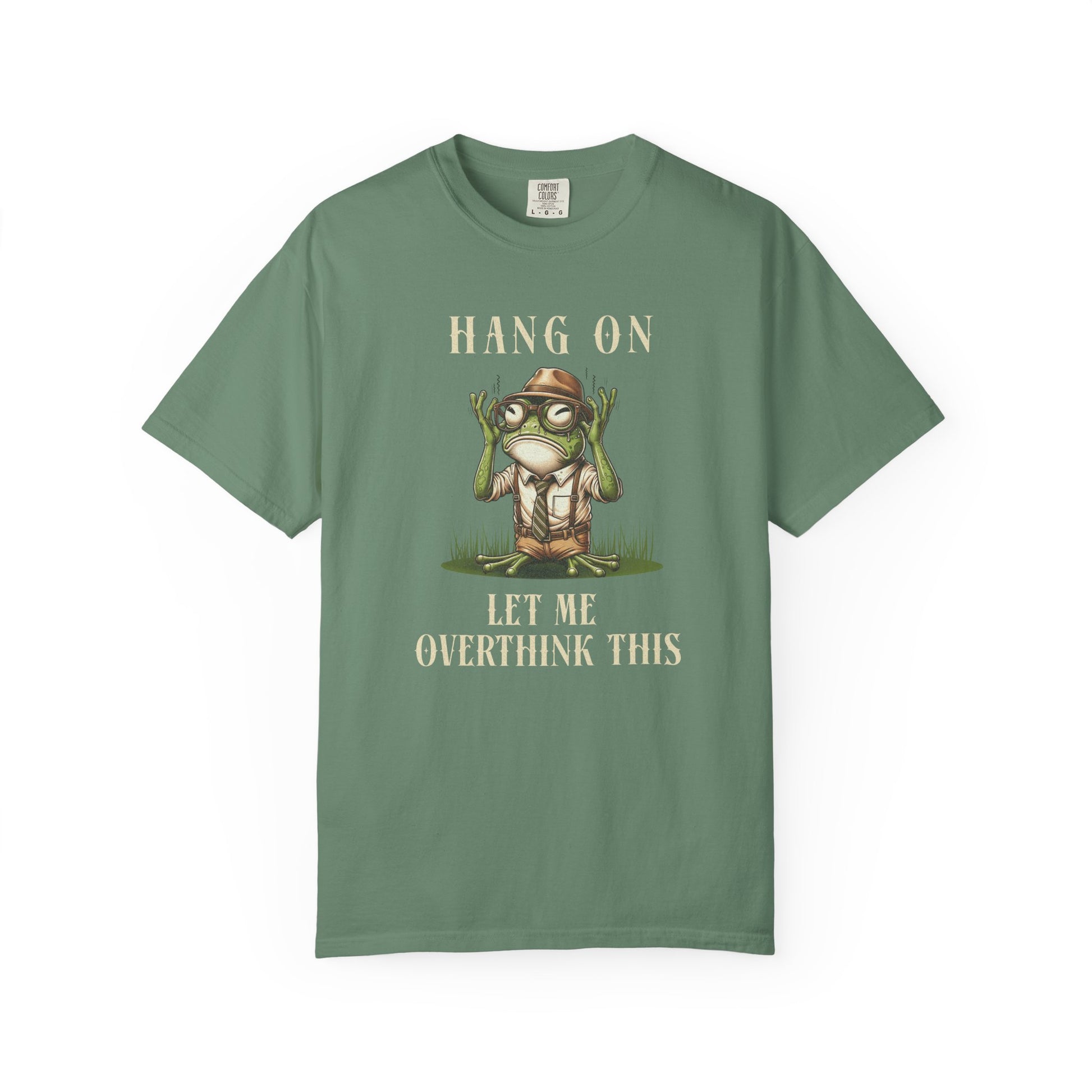 Funny Frog T-Shirt Retro Vibes Froggy Meme Shirt Vintage Frog And Toad Aesthetic Frog Lover Gift For Her Birthday Viral Trendy Shirt T-Shirt Printify Light Green S