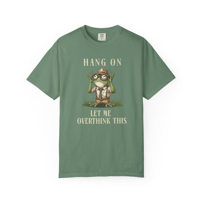 Funny Frog T-Shirt Retro Vibes Froggy Meme Shirt Vintage Frog And Toad Aesthetic Frog Lover Gift For Her Birthday Viral Trendy Shirt T-Shirt Printify Light Green S