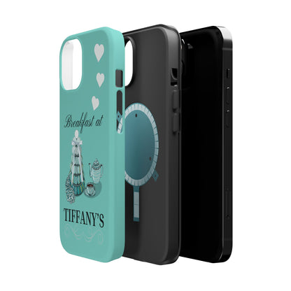 Breakfast at Tiffany's MagSafe Phone Case For Iphone Breakfast at Tiffanys Tough Phone Case Gift for Mom Audrey Hepburn Glamour I phone Case Phone Case Printify   