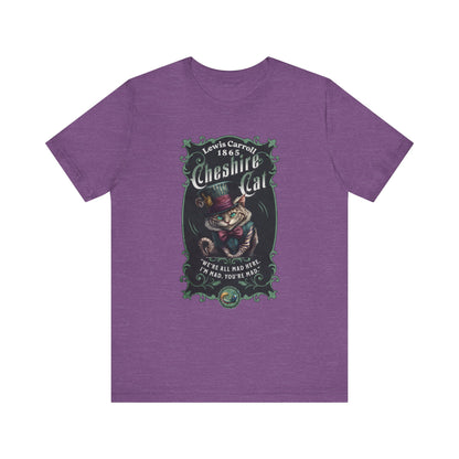 3001 Unisex Jersey Short Sleeve Tee Alice in Wonderland T-Shirt Printify Heather Team Purple S 