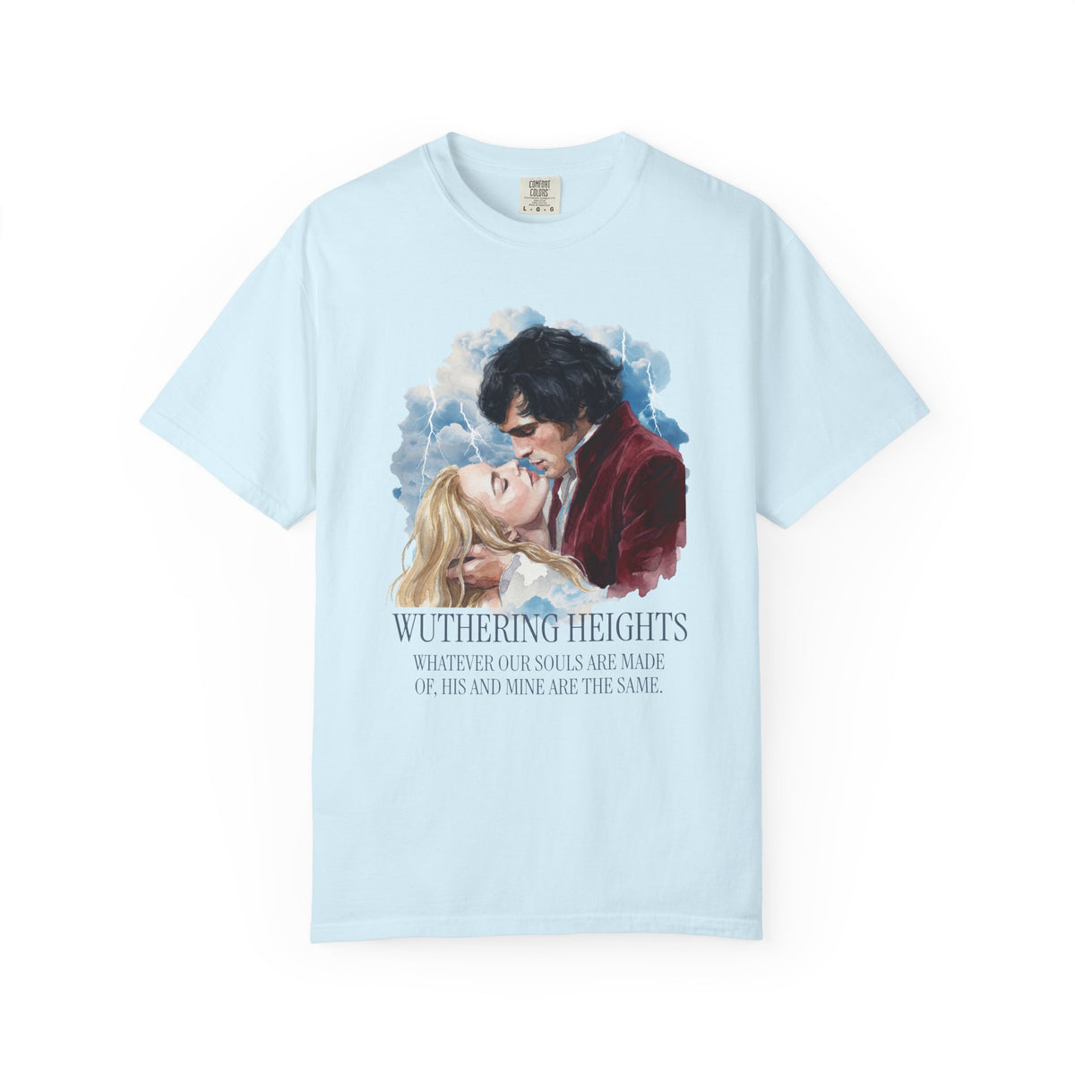 Wuthering Heights Romance Illustration T-shirt | Gothic Novel Quote Tee