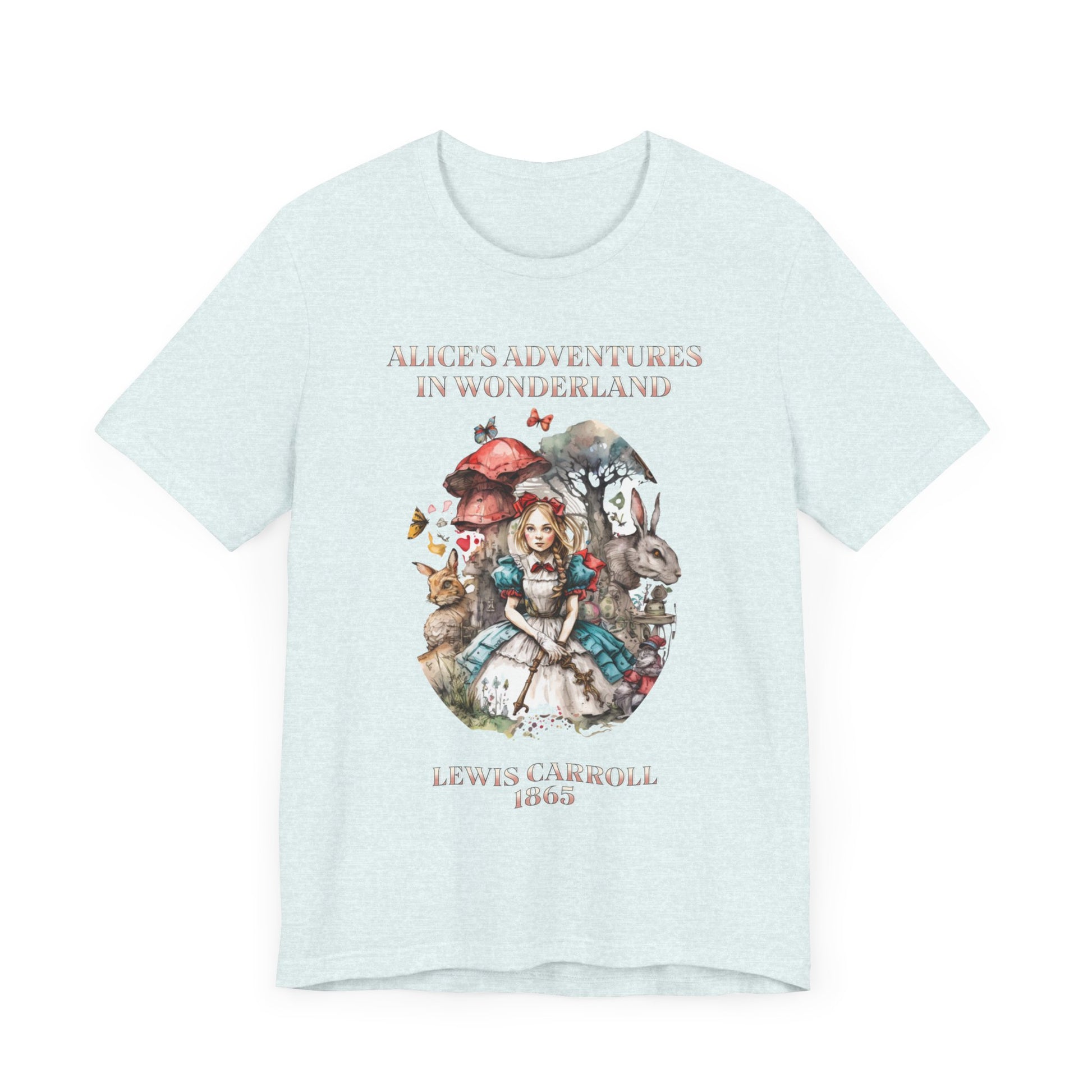 Unisex Jersey Short Sleeve Tee Alice in Wonderland T-Shirt Printify   