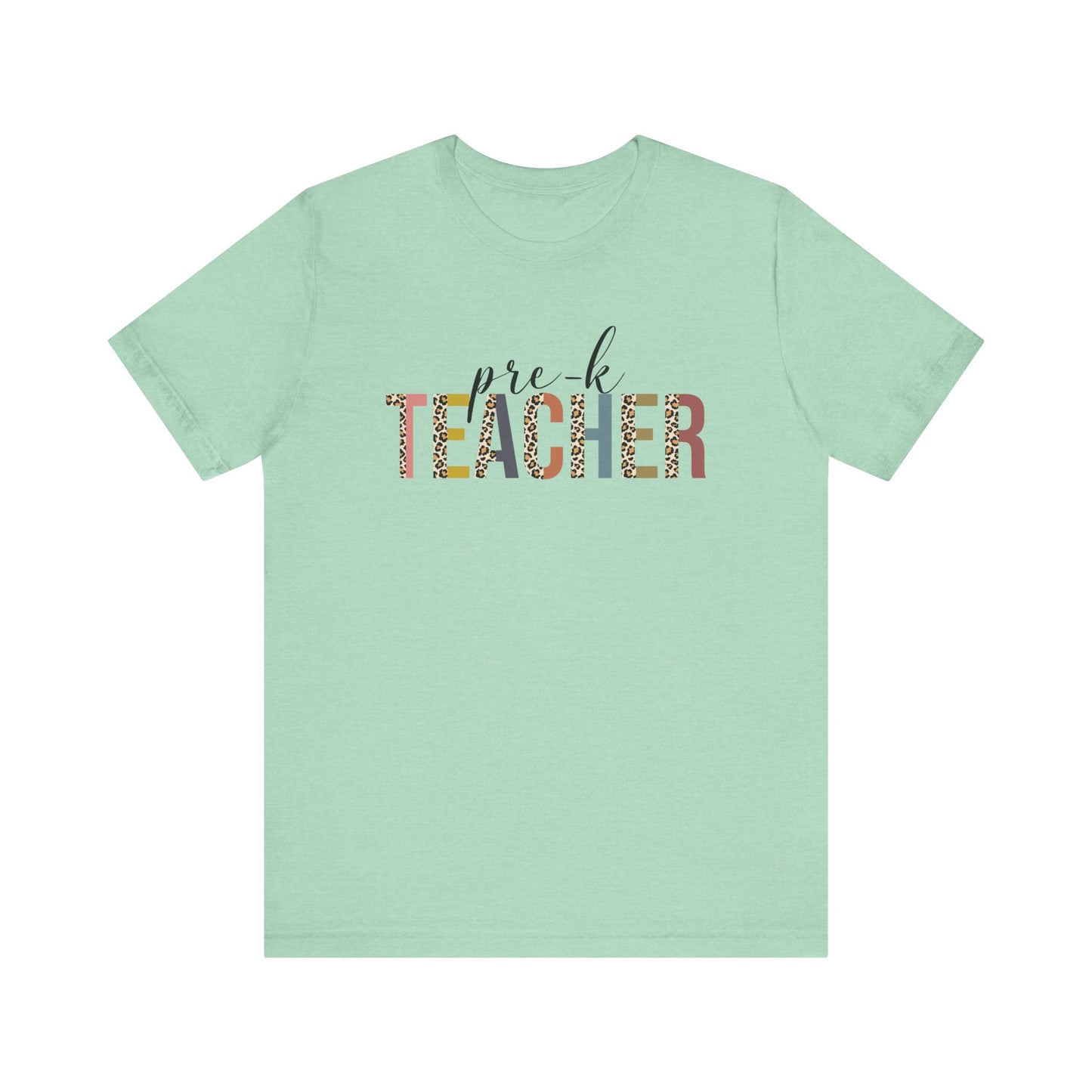 Cute Teacher TShirt Gift, Education Tee, Elementary School Teacher Appreciation, Funny Back To School Shirt, Teacher T-Shirt, Teacher Tee T-Shirt Printify Heather Mint XS 