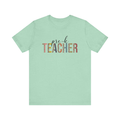 Cute Teacher TShirt Gift, Education Tee, Elementary School Teacher Appreciation, Funny Back To School Shirt, Teacher T-Shirt, Teacher Tee T-Shirt Printify Heather Mint XS 