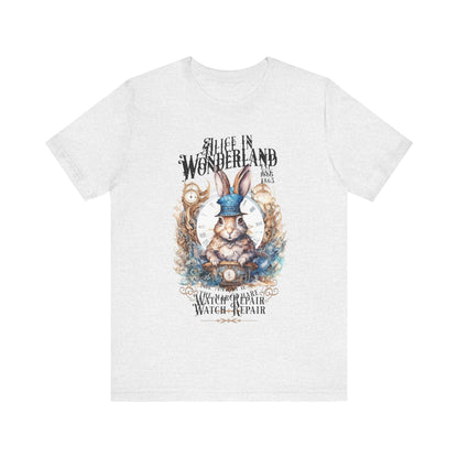 3001 Unisex Jersey Short Sleeve Tee Alice in Wonderland T-Shirt Printify Ash S 