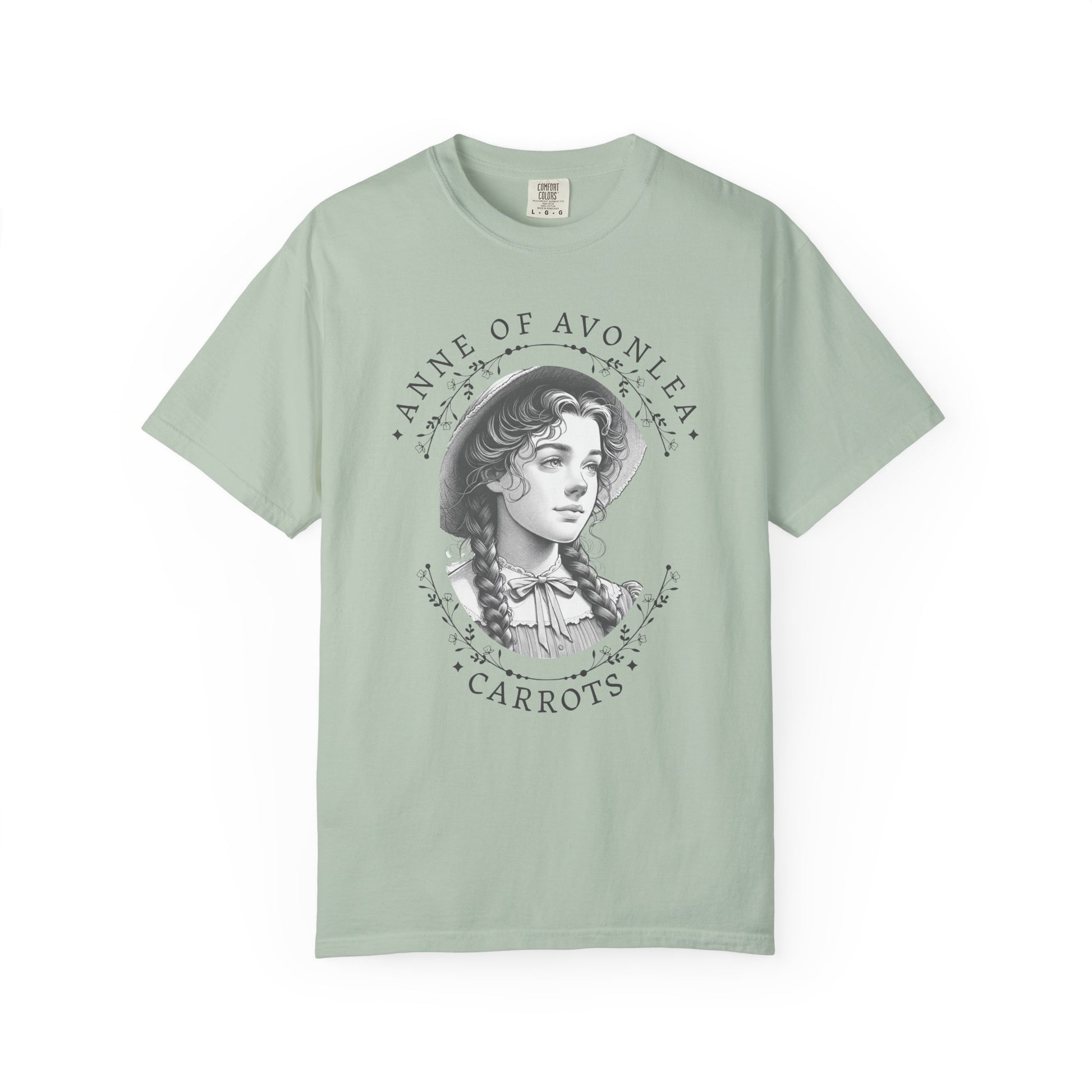 Vintage Anne of Avonlea T-Shirt, Anne of Green Gables Merch Literary Gift Book Lover Tee Anne With An E Carrots Design L.M. Montgomery Fan T-Shirt Printify Bay S