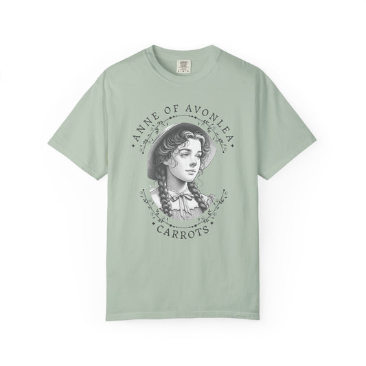 Vintage Anne of Avonlea T-Shirt, Anne of Green Gables Merch Literary Gift Book Lover Tee Anne With An E Carrots Design L.M. Montgomery Fan T-Shirt Printify Bay S
