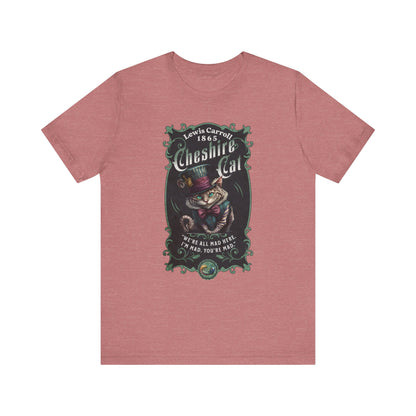 3001 Unisex Jersey Short Sleeve Tee Alice in Wonderland T-Shirt Printify Heather Mauve S 