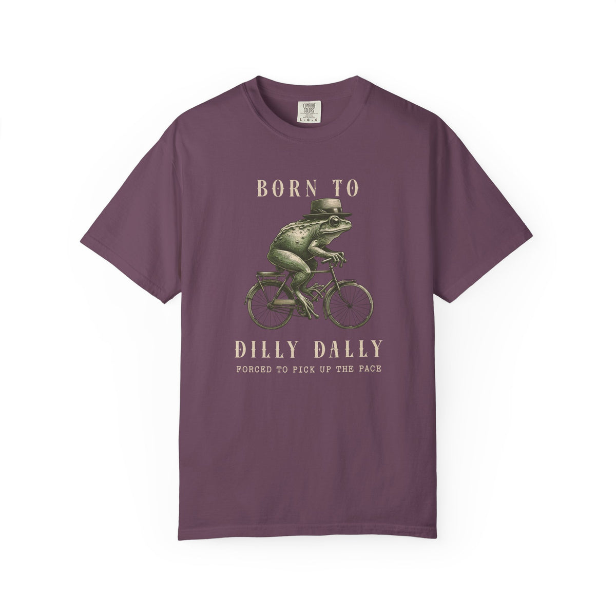 Dilly Dally Frog T-Shirt Retro Funny Froggy Meme Shirt Vintage Frog And Toad Aesthetic Frog Lover Gift For Her Birthday Viral Trendy Shirt T-Shirt Printify Berry S