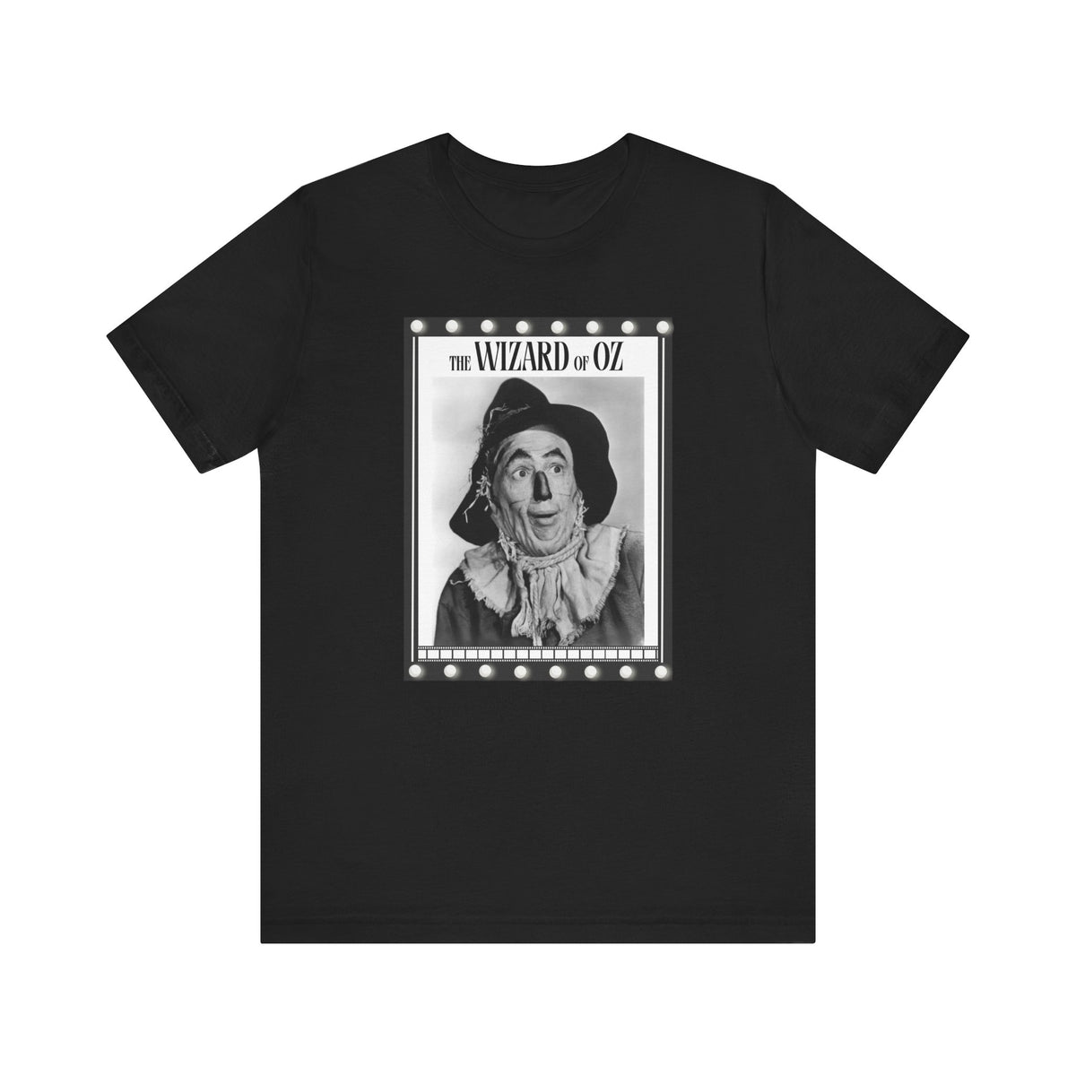 Wizard of Oz Scarecrow Portrait Tee | Vintage Movie Poster T-shirt