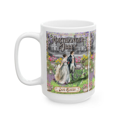 Jane Austen Northanger Abbey Coffee Mug Historical Romance Reader Gift Bookish Literary Birthday Christmas Gift Her Bookclub Gift For BFF Mug Printify   