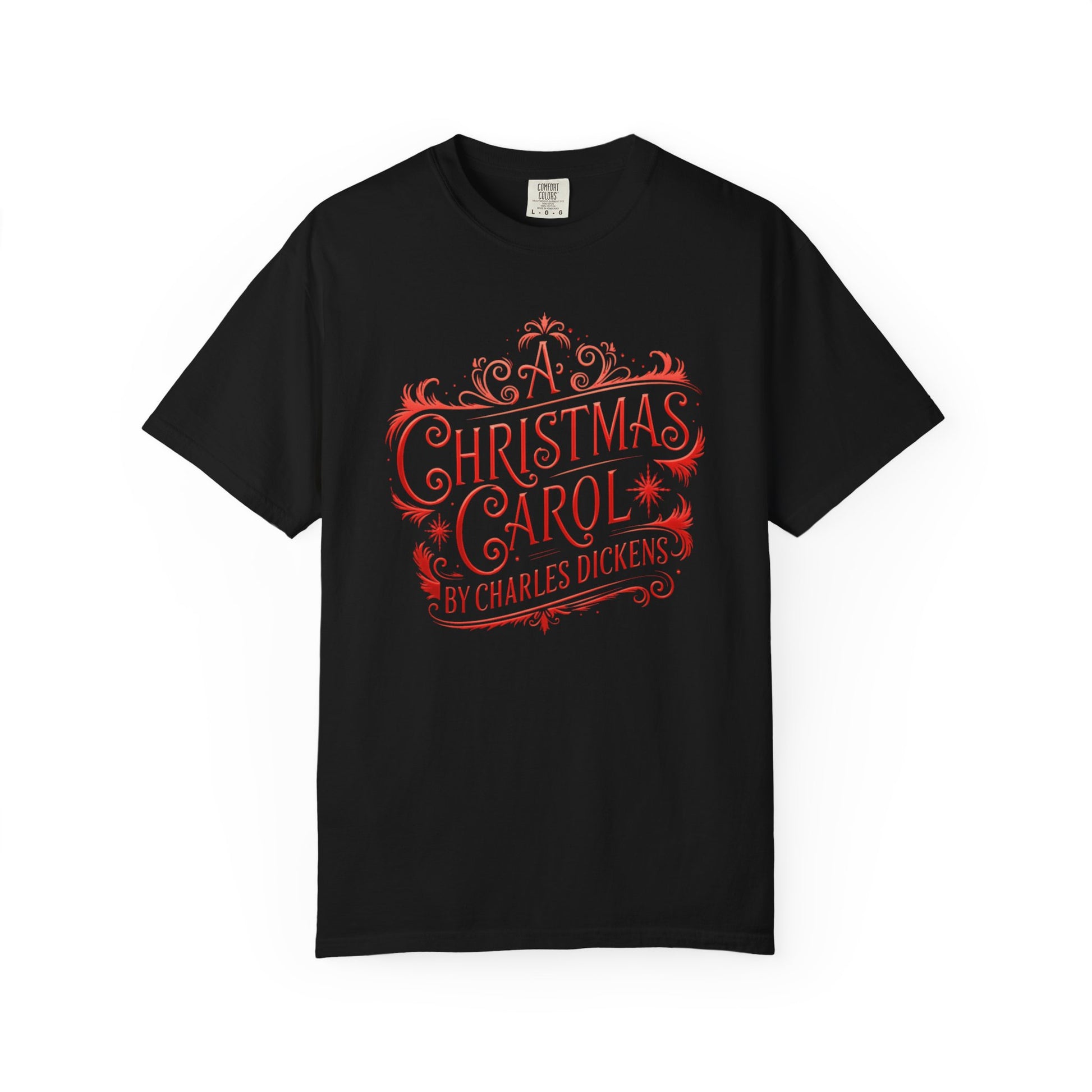 A Christmas Carol Shirt, Vintage Charles Dickens Victorian, Scrooge Fezziwig's Ball, Holiday Tradition X-Mas Movie Sweater Bookish Christmas T-Shirt Printify Black S