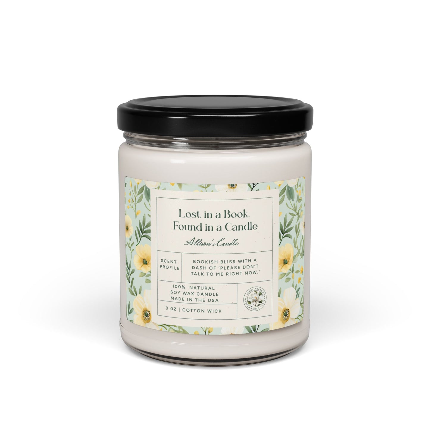 Personalized Soy Candle Funny Custom Name Candle Best Friend Gift For BFF Funny Gift For Sister SelfCare Gift For Birthday Or Christmas Home Decor Printify White Sage and Lavender 9oz