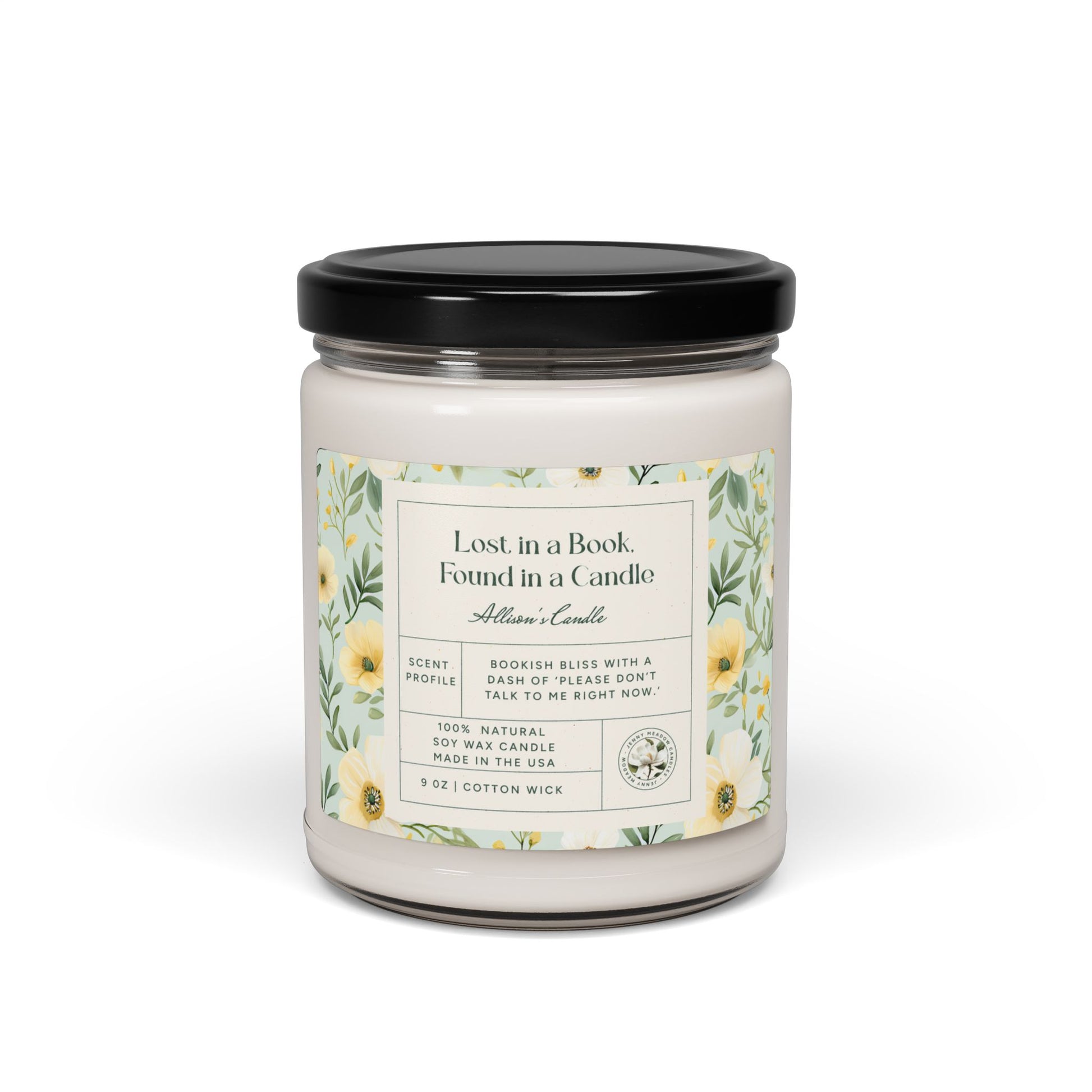 Personalized Soy Candle Funny Custom Name Candle Best Friend Gift For BFF Funny Gift For Sister SelfCare Gift For Birthday Or Christmas Home Decor Printify White Sage and Lavender 9oz