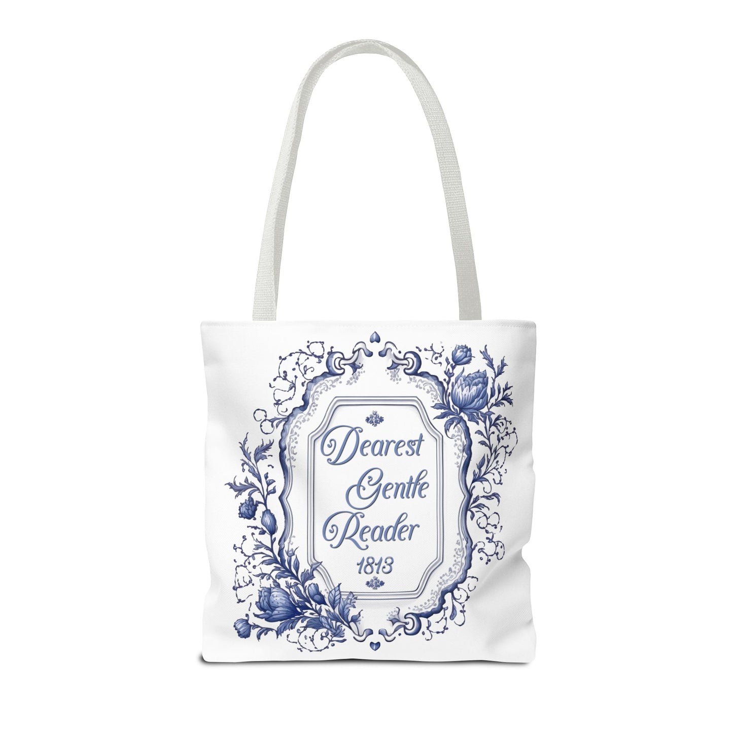 Dearest Gentle Reader Tote Bag Regency England Ton Society Papers Gift For Bridgeton Fan Historical Drama Romance Reader Gift Bookclub Gift Bags Printify   