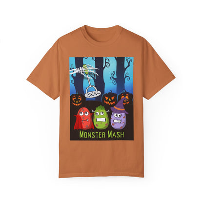 Funny Halloween Monster Mash Comfort Colors Tee, Spoof of the Retro Monster Mash Shirt, Cute Fall Autumn, Halloween T-Shirt, Gift for Friend T-Shirt Printify Yam S 