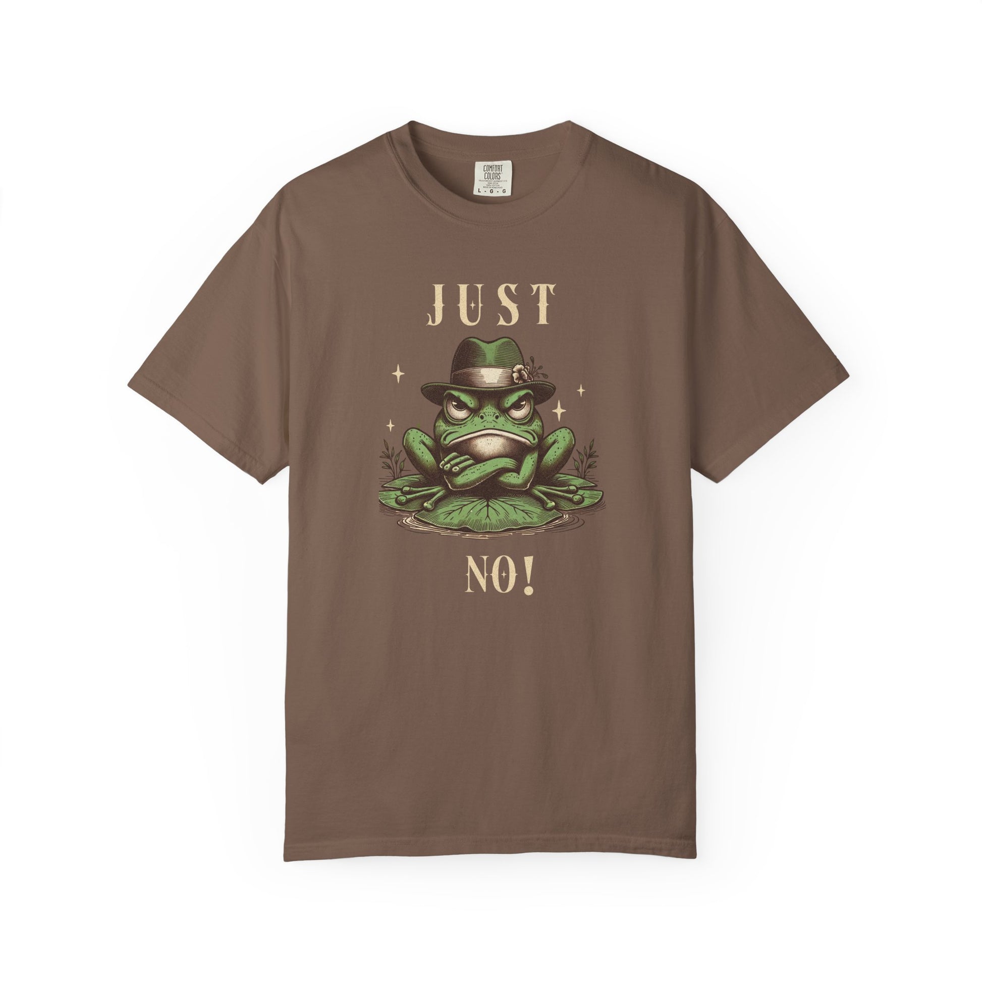 Funny Frog T-Shirt Retro Vibes Froggy Meme Shirt Vintage Frog And Toad Aesthetic Frog Lover Gift For Her Birthday Viral Trendy Shirt T-Shirt Printify Espresso S