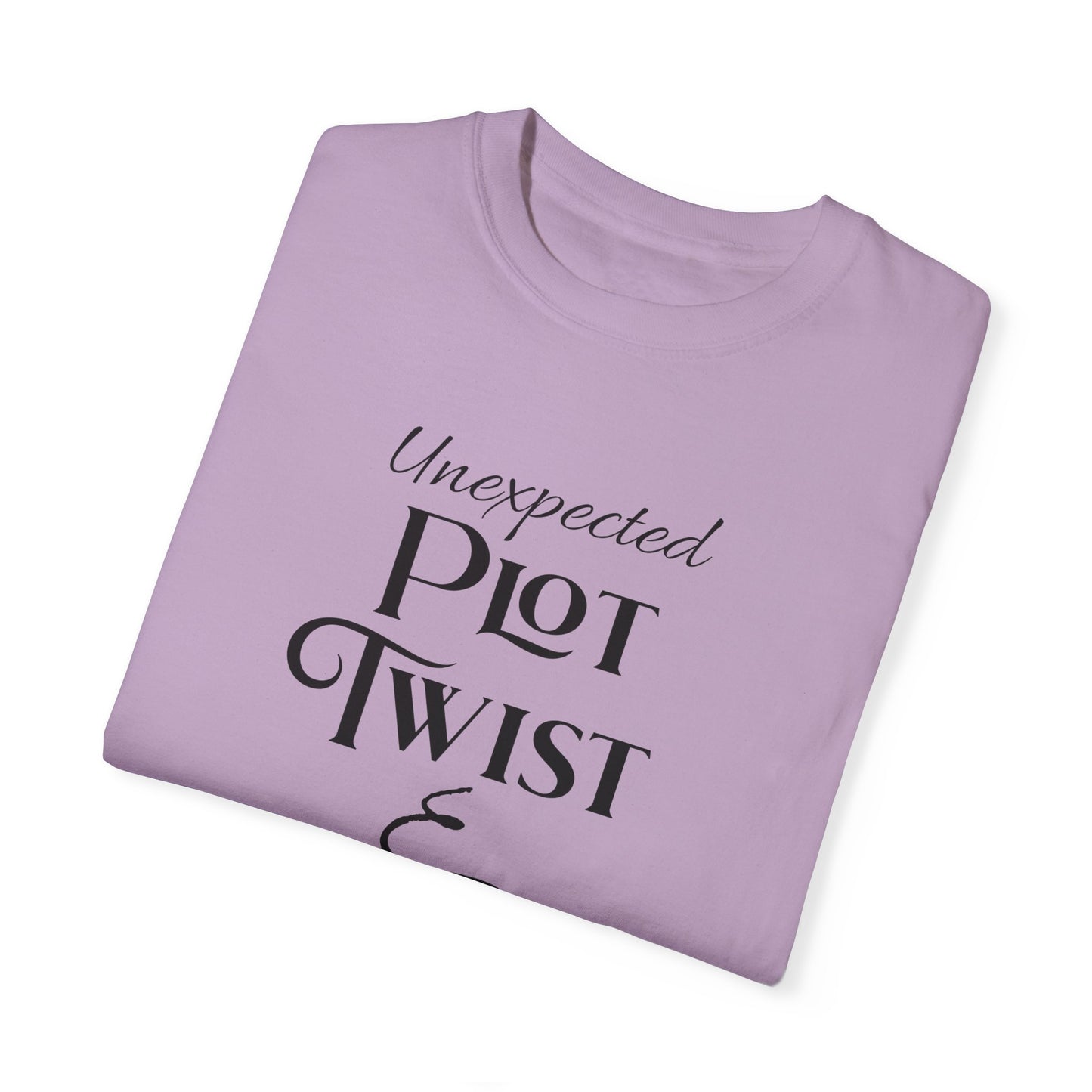 Plot Twist T-Shirt Author Shirt Pregnancy Announcement For Expecting Blog Writers Journalists Gift For Her Baby Shower Gift Baby Reveal T-Shirt Printify   