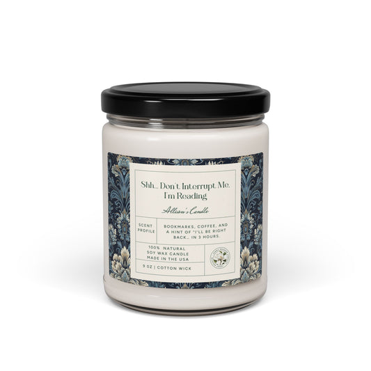 Personalized Soy Candle Funny Book Lover Gift For Mom Custom Gift Book Club Gift For Her Birthday Booknerd Candle Gift For Reader Bookworm Home Decor Printify Clean Cotton 9oz