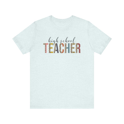 Cute Teacher TShirt Gift, Education Tee, Elementary School Teacher Appreciation, Funny Back To School Shirt, Teacher T-Shirt, Teacher Tee T-Shirt Printify Heather Ice Blue XS 