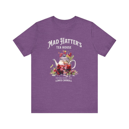 3001 Unisex Jersey Short Sleeve Tee Alice in Wonderland T-Shirt Printify Heather Team Purple S 