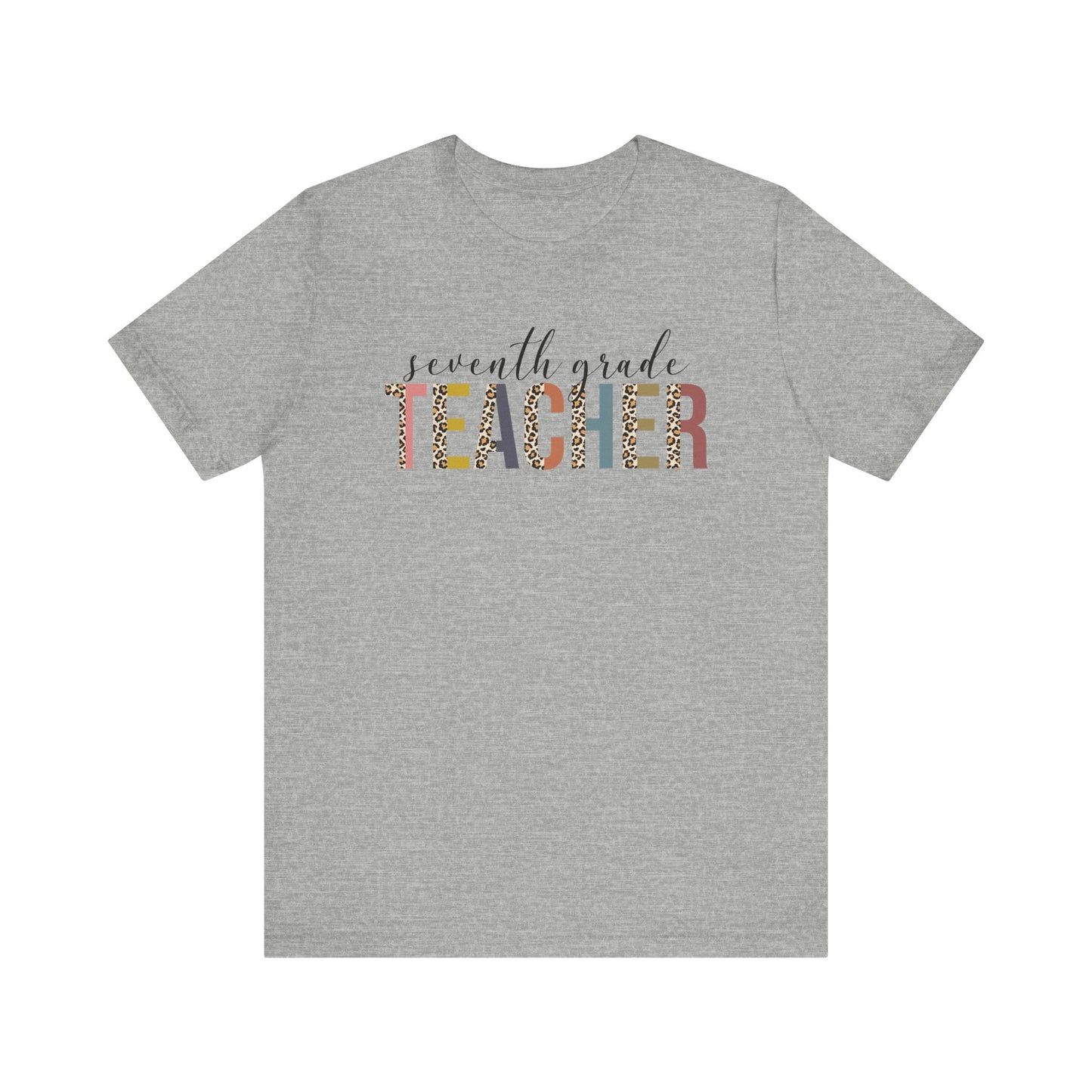 Cute Teacher TShirt Gift, Education Tee, Elementary School Teacher Appreciation, Funny Back To School Shirt, Teacher T-Shirt, Teacher Tee T-Shirt Printify Athletic Heather XS 