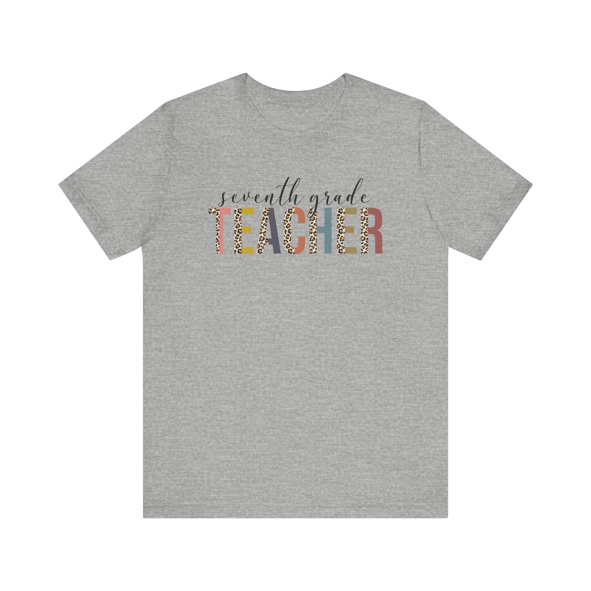 Cute Teacher TShirt Gift, Education Tee, Elementary School Teacher Appreciation, Funny Back To School Shirt, Teacher T-Shirt, Teacher Tee T-Shirt Printify Athletic Heather XS 